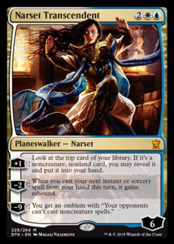 MTG Narset Transcendent - Foil, NM-Mint, English Dragons of Tarkir - Image 1 of 1