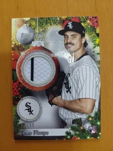 2025 Topps Holiday Drew Thorpe RC #'d /99 Player-Worn Memorabilia Ornament - Picture 1 of 2