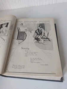 Vintage 'Good Needlework Magazine 1931' Hardcover Book Bound Set - Picture 1 of 14