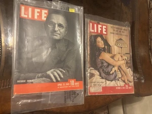 Vtg Two Life Magazines Set of Two in Very Good State - Picture 1 of 2