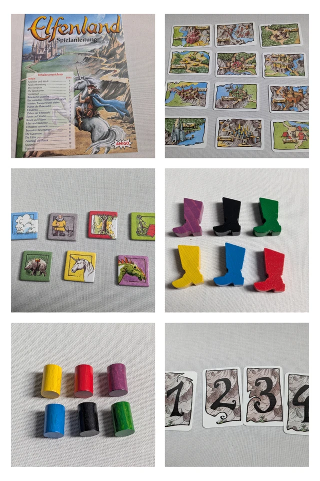Amigo Spiele Elfenland  Stiefel Hindernis Ortsstein Ersatz Ersatzteil Auswahl - Bild 1 von 1