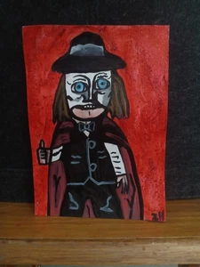 Gemälde Phantom Chucky Good Guys Horror Kunst Halloween Glitzer Funko Painting  - Bild 1 von 1