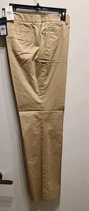 Pantalones de golf Polo Ralph Lauren planos ajustados ligeros algodón/poliéster clásicos 12 tostados - Imagen 1 de 10