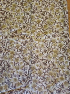 3 yds; R. Kaufman "Oriental Traditions" #D3675 Floral Cotton Fabric, 44" W - Picture 1 of 3