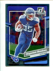 2023 Panini Donruss Press Proof Silver #288 - Chigoziem Okonkwo /100🏈 - Picture 1 of 3