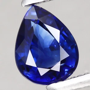 0,6ct Oval 5,9x4,6mm Natürlicher Beheizter Ceylon Blauer Saphir, Sri - Lanka Edelstein - Bild 1 von 4