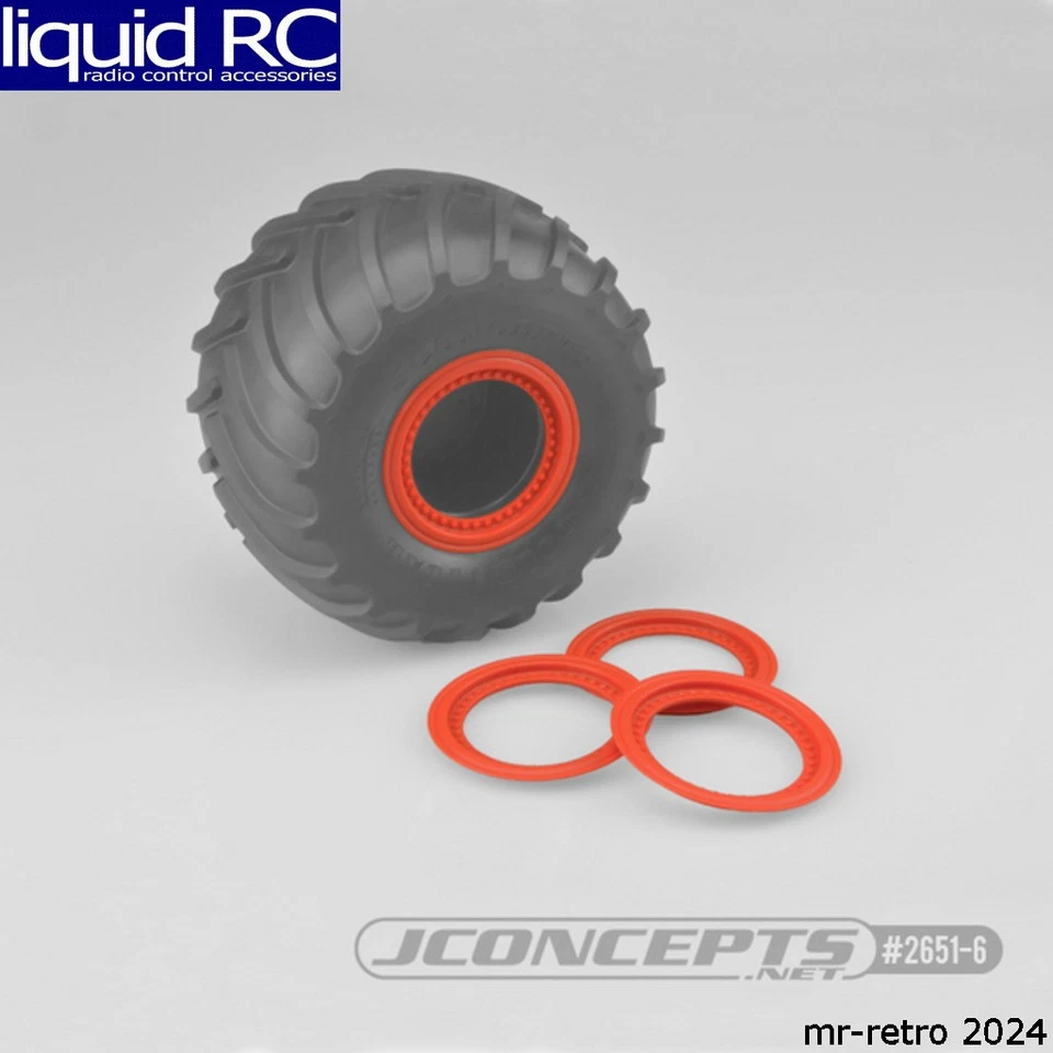 JConcepts 2651-6 Tribute Orange Wheel Mock - Image 1 of 1