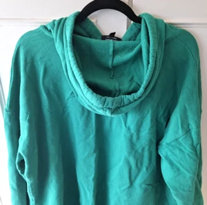 womens green hoodie top plus size 26 - Picture 1 of 8