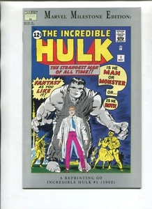 Marvel Milestone Edition Incredible Hulk #1 VF+ MARVEL 1991 Edizione Facsimile!! - Foto 1 di 2
