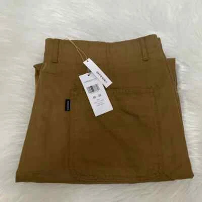 NUEVO Pantalones wTag-LACOSTE Marrón Calce Relajado Mezcla Lino 38 x 30 Foto 1 de 3
