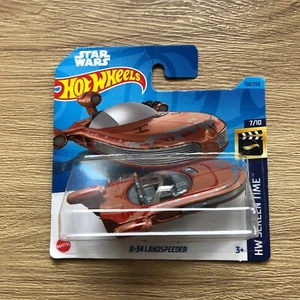 Hot Wheels Star Wars X-34 Landspeeder Car Vehicle 138/250 7/10 New In Packet 108 - Picture 1 of 2