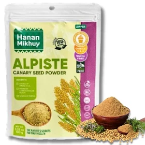 Alpiste 100% Natural Canary Seed Powder for Protein, Omega-3 & Digestive Health - Picture 1 of 5