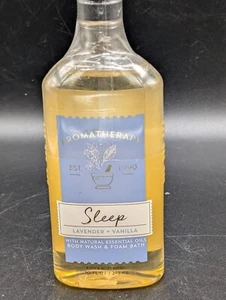 1 Lavender Vanilla Bath & Body Works Aromatherapy Sleep Body Wash Foam 10 fl oz - Picture 1 of 3