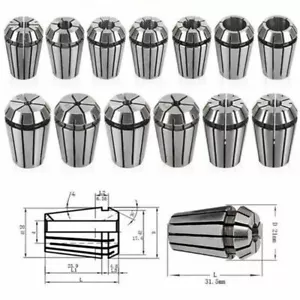 13Pcs Spring Collet ER20 Set 1-13mm For CNC Milling Lathe Tool Engraving Machine - Picture 1 of 5