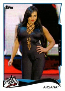 2014 Topps WWE Wrestling Card #54 Aksana - Picture 1 of 2