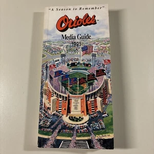 Vintage 1991 BALTIMORE ORIOLES Cal Ripken Jr Media Guide - Picture 1 of 6