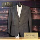 Suit Supply Sport Coat  Mens 40R Gray Reda Surgeon Cuffs Double Vented