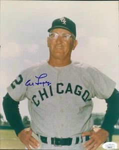 Al Lopez Chicago White Sox Signed 8x10 Glossy Photo JSA Authenticated - Picture 1 of 2