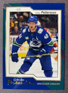 2023-24 O-Pee-Chee Premier #P-40 Elias Pettersson Vancouver Canucks - Foto 1 di 1
