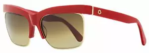 Moncler Veronica Leoni Sunglasses ML0218P 66F Red/Gold 61mm - Picture 1 of 2