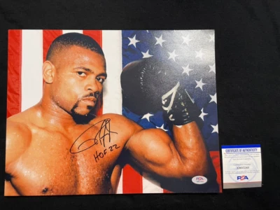 ROY JONES JR Autographed Autograph Auto Signed 11x14 Photo INSCRIPTION PSA/DNA - Image 1 of 3