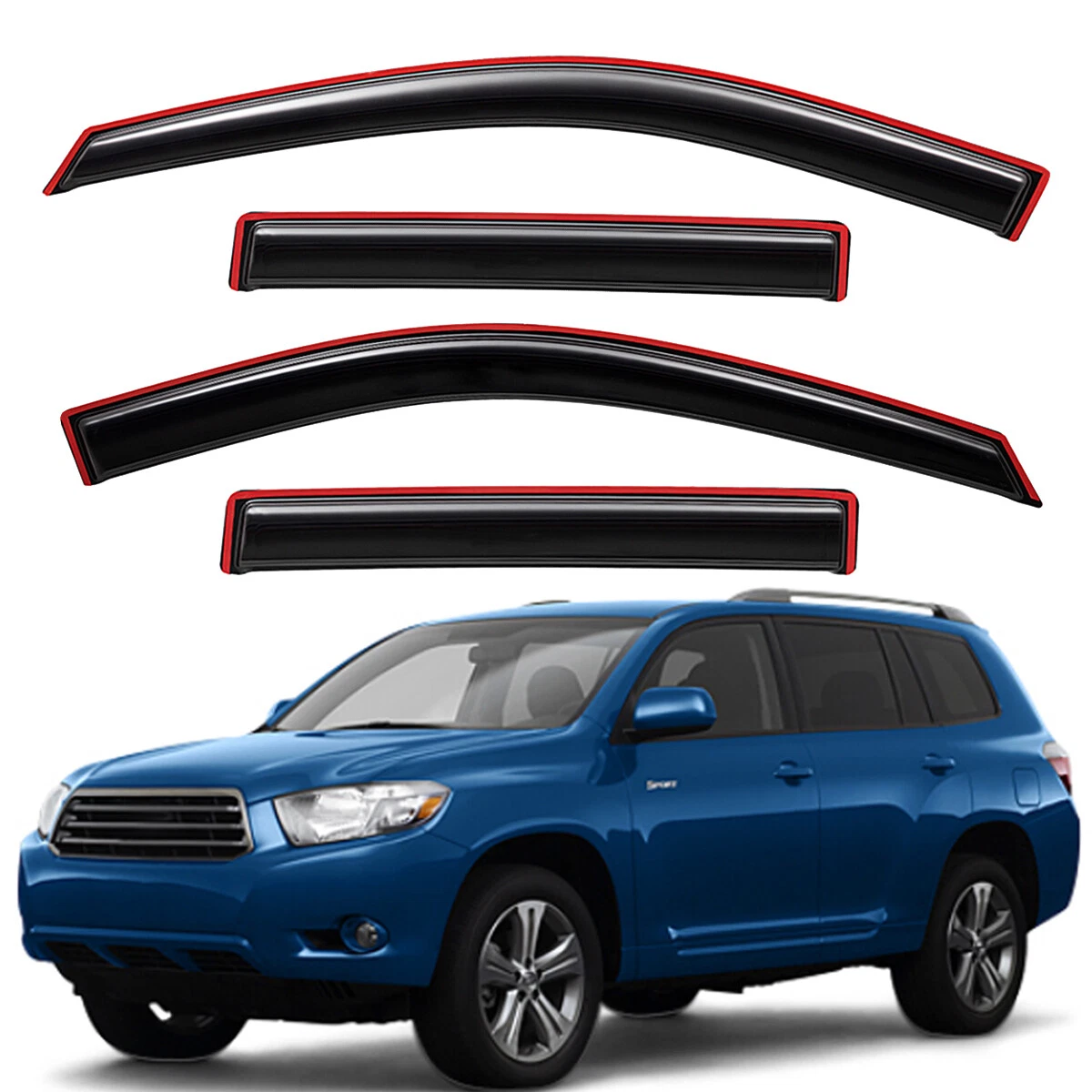 Cinta De Sellado Para Puerta, Moldura Para Ventana Delantera Y Trasera, Reemplazo Para Mitsubishi Lancer 2008 ‑ 2017, 4 Unidad, 5727A005 - AliExprs