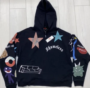Marc Jacobs × Cactus Plant Flea Market Tattoo Hooded Pullover Sweatshirt Black - Picture 1 of 8