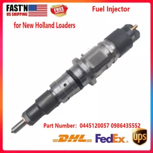 Fuel Injectors 0445120057 0986435552 Compatible with New Holland Engine - Foto 1 di 12