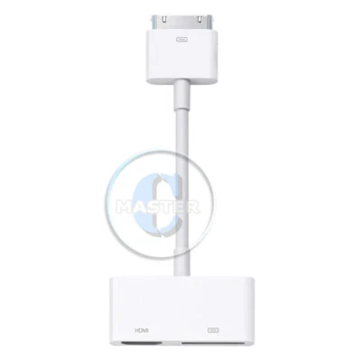HDMI TV 30 PIN AV DIGITAL ADAPTER for APPLE iPAD 2 3 iPHONE 4S 4 iPOD TOUCH 4th - Image 1 of 4