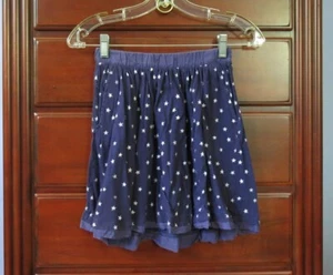 J.Crew crewcuts navy blue skirt with stars - Picture 1 of 10