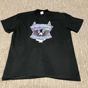 Vintage 1981 Easyriders Magazine Eagle Biker T-Shirt Size L Black Harley 80s USA - Picture 1 of 11