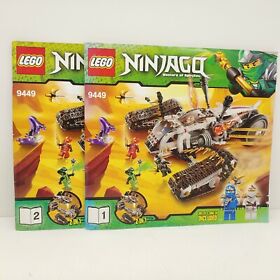 Lego 9449 - Instuctions Only - Ninjago Ultra Sonic Raider 2012 1 & 2 Booklets