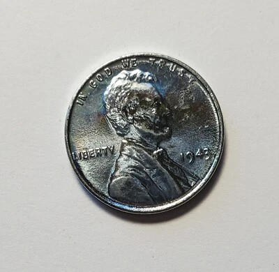 1943 “Silver” Steel Wheat Penny Magnetic  - Image 1 of 4