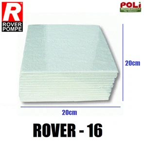 FILTRO PER VINO DI RICAMBIO ROVER 16 CARTONE FILTRANTE PER ALIMENTI 20X20cm 25PZ - Foto 1 di 1
