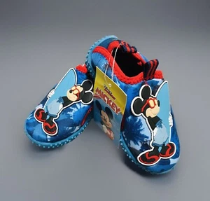 NEU Disney Jr. Mickey Mouse Pool Strand Schwimmen Wasser Schuhe Kleinkind Jungen Größe 5/6 - Bild 1 von 9