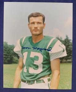 Don Maynard 8x10 Farbfoto signed Portrait Autogramm New York Jets HOF - Bild 1 von 2
