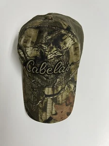 Cabela's Camouflage Mütze verstellbarer Riemen Einheitsgröße bestickt Cabela's Logo vorne - Bild 1 von 9