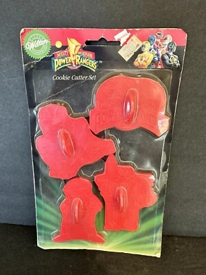 1994 Wilton Mighty Morphin Power Rangers Cookie Cutter Set of 4 NOS - Image 1 of 4