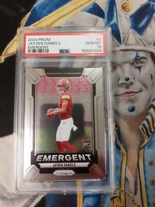 2024 PANINI PRIZM EMERGENT #2 JAYDEN DANIELS ROOKIE RC PSA 10 - Picture 1 of 4