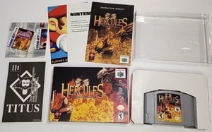 Hercules: The Legendary Journeys (Nintendo 64, N64, 2000) Scheda reg completa CIB - Foto 1 di 22