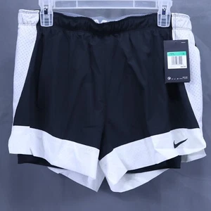 Neu mit Etikett Nike Flex Essential Damen XL Trainingsshorts schwarz/weiß leicht - Bild 1 von 12