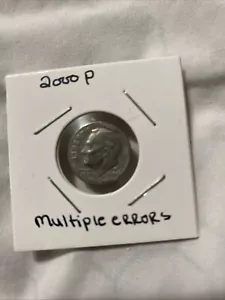 2000 P Roosevelt Dime Multiple Rare Errors - Picture 1 of 19