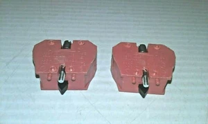 AUTOMATION DIRECT ECX1030 CONTACT BLOCK 10AMP 24VAC RED (LOT OF 2) NNB - Picture 1 of 7