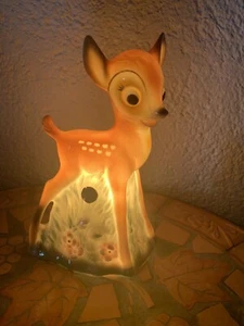 Bambi - Lampe - Nachtlicht - Rauchverzehrer - Goebel - Vintage - Bild 1 von 5