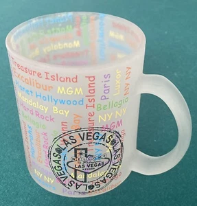 Vintage Las Vegas 10oz Coffee Mug Has All Casinos Listed In Excellent Condition! - Picture 1 of 4