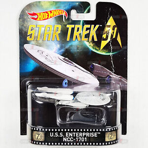 USS ENTERPRISE NCC-1701 - Star Trek 50th - 2016 Hot Wheels Retro Entertainment