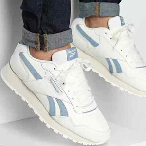 Reebok Classic Glide Men’s Sneaker Running Shoe Chalk Athletic Trainers - Picture 1 of 10