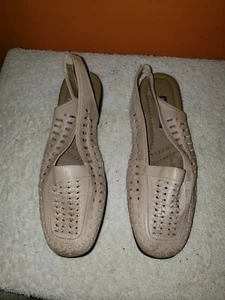 Womens Sandler of Boston Shoes Sz 6M Tan Leather Sandals - Picture 1 of 6