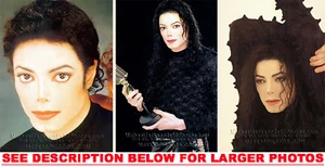MICHAEL JACKSON SCREAM PROMO SHOTS (3) RARE 8x10 PHOTOS - Picture 1 of 1