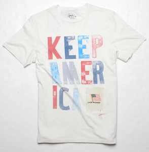 Camiseta blanca antigua Hause of Howe Keep America (M) - Imagen 1 de 1